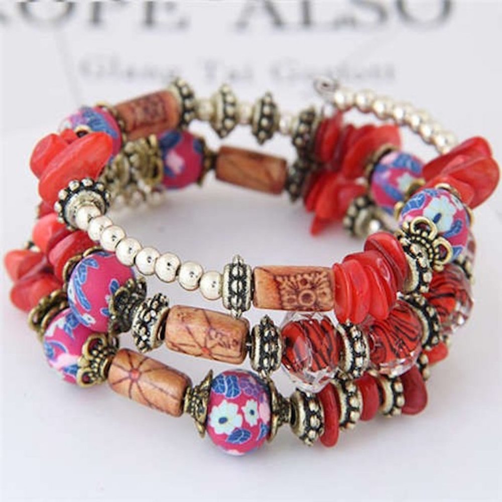 Bohemian Beaded Bracelet